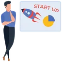 Free Project Start Up Project Launch Start Up Icon