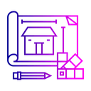 Free Projeto Plano Dimensao Ícone