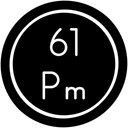 Free Promethium Periodic Table Chemistry Icon