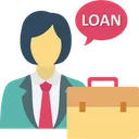 Free Property Agent Estate Agent Loan Officer Icon