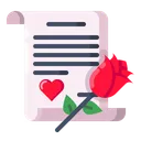 Free Propose Letter Love Icon