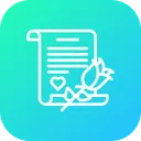 Free Propose Letter Love Icon