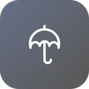 Free Umbrella Protection Security Icon
