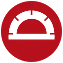 Free Protractor Plain Icon