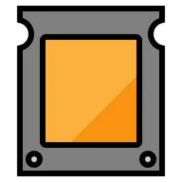 Free Prozessorchip  Symbol