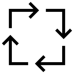 Free Prozessschleife  Symbol