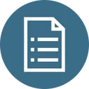 Free Test Vorbereitung Papier Icon