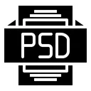 Free Psd type  Icon