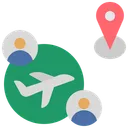 Free Pssenger Flight Journey Flight Icon