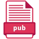 Free Pub Format File Icon