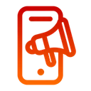 Free Marketing Digital Telefono Inteligente Negocios Icon