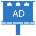 Free Anuncio Cartelera Publicidad Icon