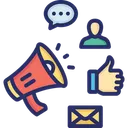 Free Publicidad Internet Marketing Icon