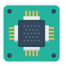 Free Puce Circuit IC Icône