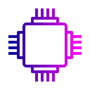 Free Puce Circuit IC Icône