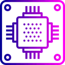 Free Puce Circuit IC Icône