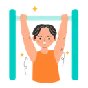 Free Pull Ups Pull Up Exercise Icon