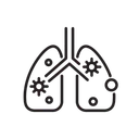 Free Coronavirus Pulmones Infectados Virus Icono