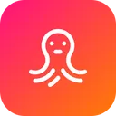 Free Pulpo Mar Animales Icono