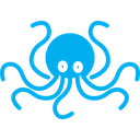 Free Pulpo Marina Oceano Icono