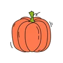Free Pumpkin Food Vegetable Icon