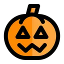 Free Pumpkin Halloween Carved Icon