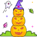 Free Pumpkin Witch Hat Icon