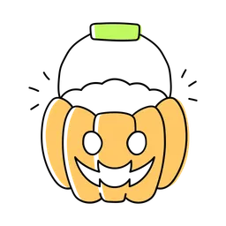 Free Pumpkin Basket  Icon