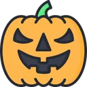 Free Pumpkin Scary Face Face Icon