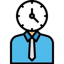 Free Punctual Man Management Mind Manager Icon