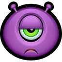 Free Purple Monster  Icon