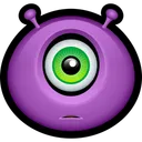 Free Purple Monster Alien Icon