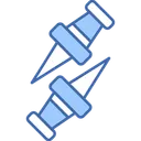 Free Push Pin Board Note Icon