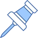 Free Push Pin Notice Board Icon