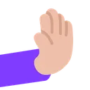 Free Pushing Hand Flat Icon