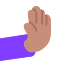Free Pushing Hand Flat Icon