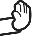 Free Pushing Hand High Icon