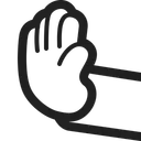 Free Pushing Hand High Icon