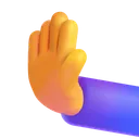 Free Pushing Hand Color Icon