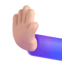 Free Pushing Hand Color Icon