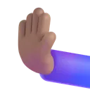 Free Pushing Hand Color Icon