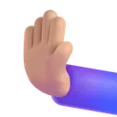 Free Pushing Hand Color Icon