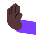 Free Pushing Hand Flat Icon