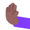 Free Pushing Hand Flat Icon