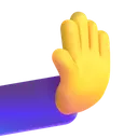 Free Pushing Hand Color Icon