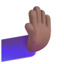 Free Pushing Hand Color Icon