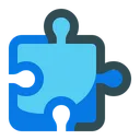 Free Puzzle Piece  Icon