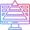Free Pyramid Chart Structure Icon