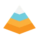 Free Pyramid chart  Icon