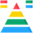 Free Pyramid Chart  アイコン